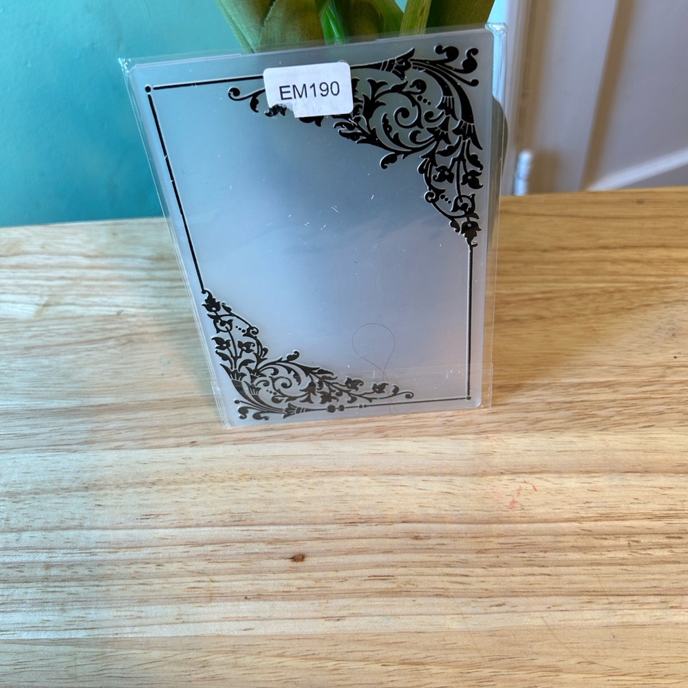 Decorative Embossing Folders Set - Black and White Designs - Picture 3 of 6